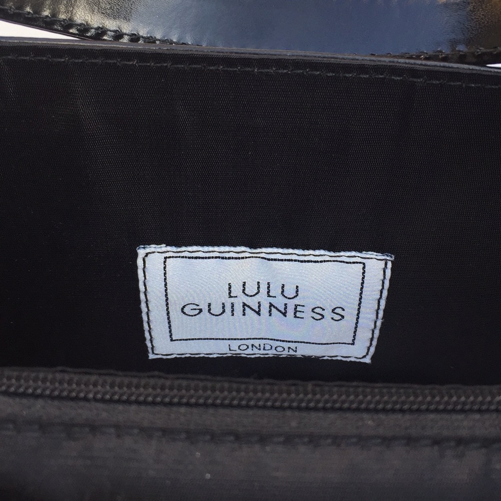 NWT Lulu Guinness RARE Embossed Bag - Picture 7 of 11